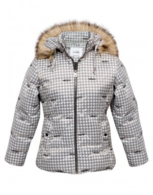 Girls Jacket Quilted Urban Black